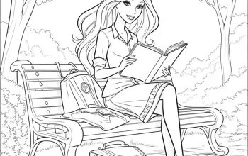 Barbie Coloring Book Printable A Fun Activity