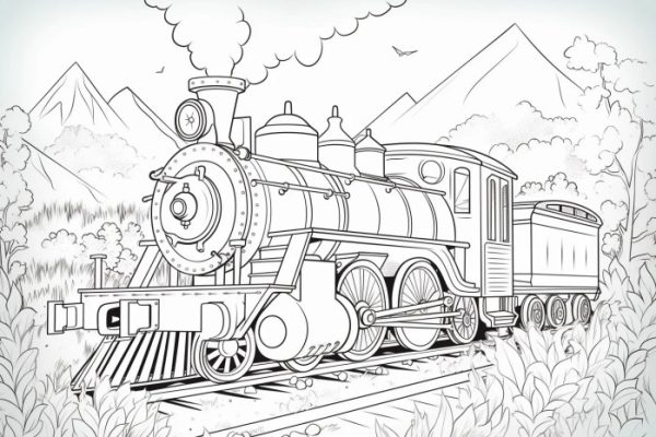 Train coloring pages thomas printable kids friends tank cartoon drawing trains clipart color print csx sheet getcolorings drawings clipartmag awesome