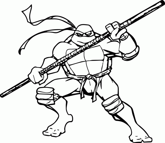 Coloring book ninja turtles