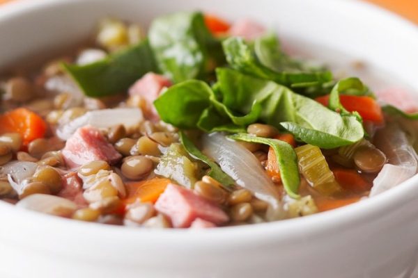 Lentil soup recipe with ham hock