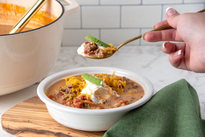 Low carb taco soup recipe