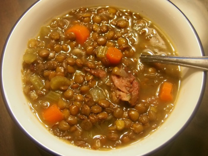 Lentil ham