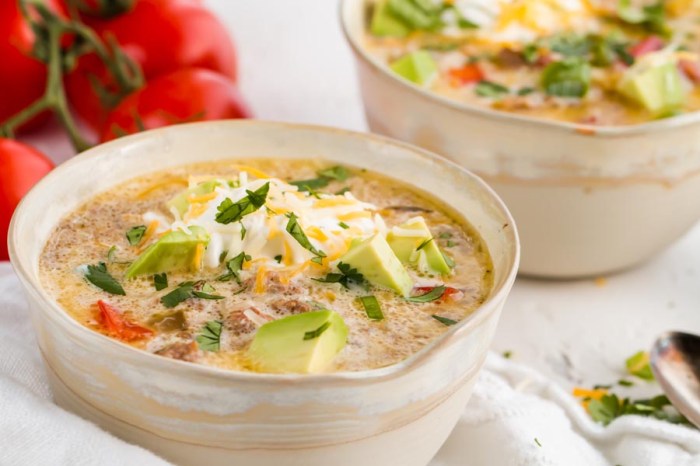 Low carb taco soup recipe